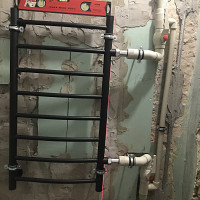 Фотографии для "Установка полотенцесушителя"