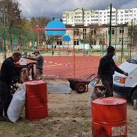 Фотографии для &quot;Укладка резиновых покрытий на улице&quot;