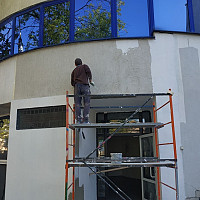 Фотографии для "Нанесение штукатурки короед"