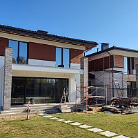 Фотографии для "Штукатурка фасада дома"