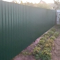 Фотографии для "Забор из металлопрофиля"