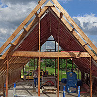 Фотографии для "Монтаж фальцевой кровли"