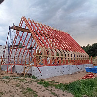 Фотографии для "Монтаж фальцевой кровли"