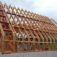 Фотографии для "Монтаж фальцевой кровли"