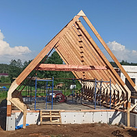 Фотографии для "Монтаж фальцевой кровли"