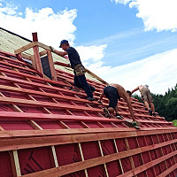 Фотографии для "Монтаж фальцевой кровли"