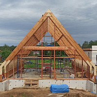 Фотографии для "Монтаж фальцевой кровли"