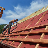 Фотографии для "Монтаж фальцевой кровли"