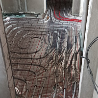 Фотографии для "Монтаж водяного теплого пола"