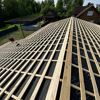 Фотографии для "Монтаж стропильной системы"