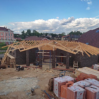 Фотографии для "Монтаж стропильной системы"