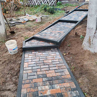 Фотографии для "Мощение дорожек"