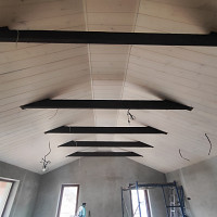 Фотографии для "Монтаж имитации бруса внутри"