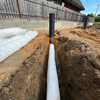 Фотографии для "Монтаж дренажной системы"