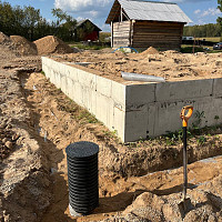 Фотографии для "Монтаж дренажной системы"