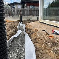 Фотографии для "Монтаж дренажной системы"