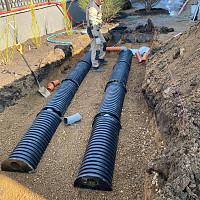 Фотографии для "Монтаж дренажной системы"