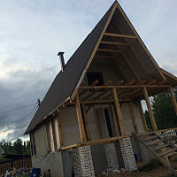 Фотографии для "Монтаж мягкой кровли"