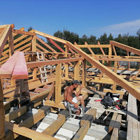 Фотографии для "Монтаж стропильной системы"