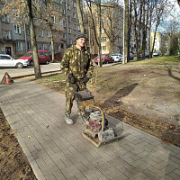 Фотографии для "Укладка тротуарной плитки под ключ"