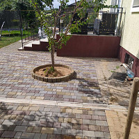 Фотографии для "Укладка тротуарной плитки под ключ"