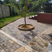 Фотографии для "Укладка тротуарной плитки под ключ"
