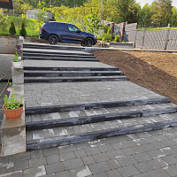 Фотографии для "Укладка тротуарной плитки под ключ"